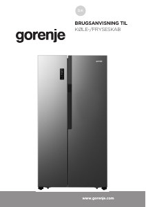Brugsanvisning Gorenje NRS918EMX Køle-fryseskab