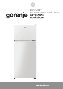 Rokasgrāmata Gorenje RF212EPW4 Ledusskapis ar saldētavu