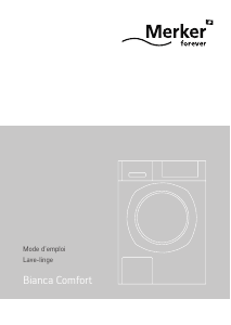 Mode d’emploi Merker Bianca Comfort Lave-linge