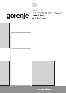 Rokasgrāmata Gorenje RF414EPS4 Ledusskapis ar saldētavu