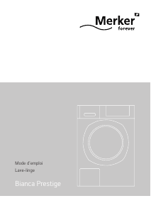 Mode d’emploi Merker Bianca Prestige Lave-linge