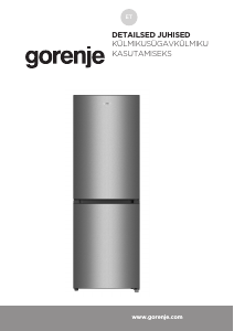 Kasutusjuhend Gorenje RK416EPS4 Külmik-sügavkülmik