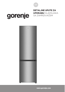 Priručnik Gorenje RK4182PS4 Frižider – zamrzivač
