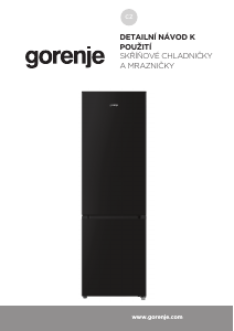 Manuál Gorenje RK58DPB4 Lednice s mrazákem