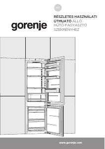 Használati útmutató Gorenje RKI418EE1 Hűtő és fagyasztó