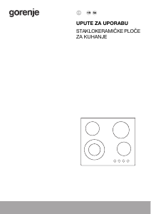 Priručnik Gorenje EC641BSC Ploča za kuhanje