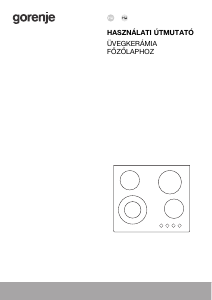 Használati útmutató Gorenje EC641BSC Főzőlap