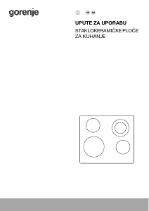 Priručnik Gorenje ECT641BSC Ploča za kuhanje