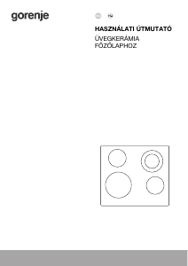Használati útmutató Gorenje ECT643BCSC Főzőlap