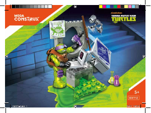 Руководство Mega Construx set DXY12 Turtles Охотник на мышей Донни