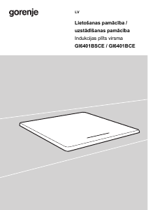 Rokasgrāmata Gorenje GI6401BSCE Plīts virsma