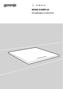 Mode d’emploi Gorenje GI6401BSCOT Table de cuisson