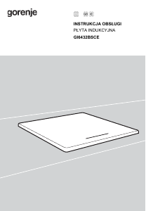 Instrukcja Gorenje GI6432BSCE Płyta do zabudowy