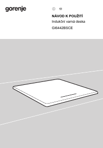Manuál Gorenje GI6442BSCE Varná deska