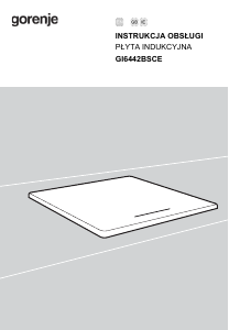 Instrukcja Gorenje GI6442BSCE Płyta do zabudowy