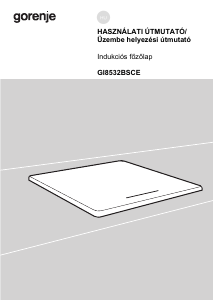 Használati útmutató Gorenje GI8532BSCE Főzőlap