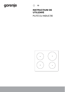Manual Gorenje IS645BG Plită
