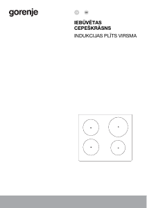 Rokasgrāmata Gorenje IS646BG Plīts virsma