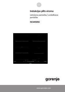 Rokasgrāmata Gorenje ISC645BSC Plīts virsma