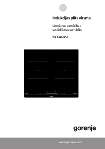 Rokasgrāmata Gorenje ISC646BSC Plīts virsma