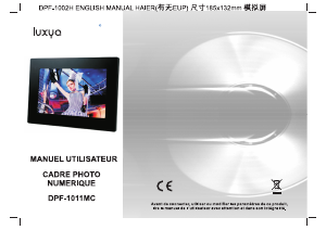 Mode d’emploi Luxya DPF-1011MC Cadre photo numérique