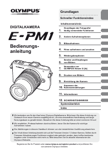 Bedienungsanleitung Olympus E-PM1 Digitalkamera