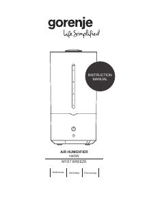 Kasutusjuhend Gorenje H45W Õhuniisuti