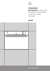 Manuál Gorenje BCMS598S19X Trouba