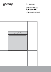 Priručnik Gorenje BO6727E03BG Pećnica