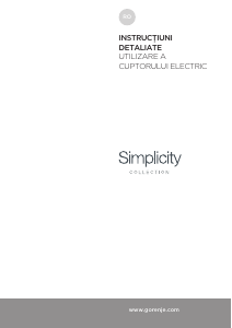 Manual Gorenje BO76SYW Cuptor