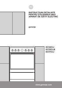 Manual Gorenje EC52CLI Aragaz