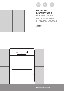 Handleiding Gorenje EIT6355XPD Fornuis