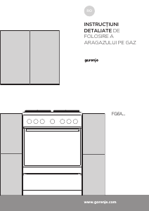Manual Gorenje G6111WH Aragaz