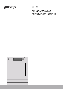 Brugsanvisning Gorenje GEC6D60WPB Komfur