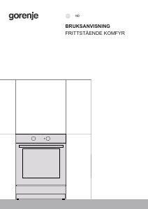 Bruksanvisning Gorenje GEIT6A60WPG Komfyr