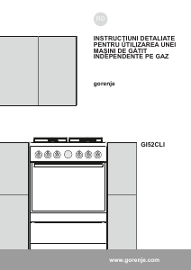Manual Gorenje GI52CLI Aragaz