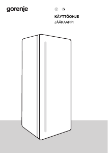 Käyttöohje Gorenje R619EABK6 Jääkaappi