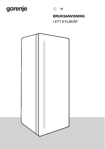 Bruksanvisning Gorenje R619EABK6 Kylskåp