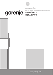 Rokasgrāmata Gorenje RB492PW Ledusskapis