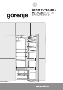 Mode d’emploi Gorenje RI418EE0 Réfrigérateur