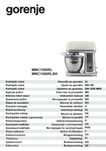 Käyttöohje Gorenje MMC1000RL Jalustasekoitin