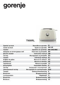 Návod Gorenje T900RL Toastovač