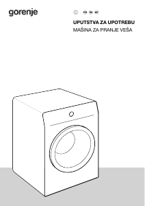 Priručnik Gorenje WNS114A3TWIFI Stroj za pranje rublja