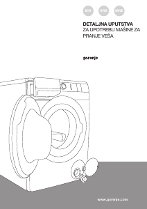 Priručnik Gorenje WP62S3 Stroj za pranje rublja