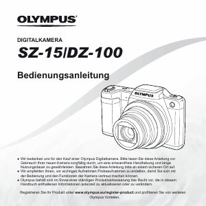 Bedienungsanleitung Olympus SZ-15 Digitalkamera