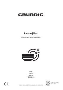 Manual de uso Grundig GNFP4550XB Lavavajillas