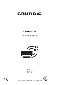 Handleiding Grundig GNFP4621XB Vaatwasser