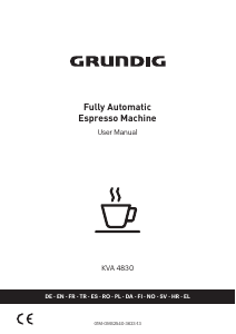 Priručnik Grundig KVA 4830 MBC Aparat za espresso