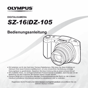 Bedienungsanleitung Olympus SZ-16 Digitalkamera