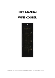 Bedienungsanleitung Hoover HWC 200 EELW/NF Weinklimaschrank